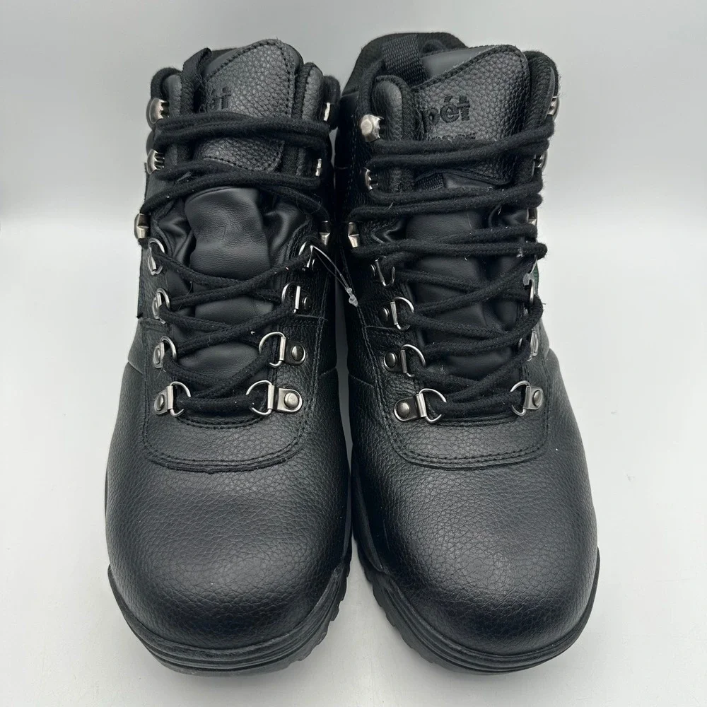 Propet Cliff Walker‎ Men 10 Wide Black Leather Sealtex Waterproof Hiking Boots